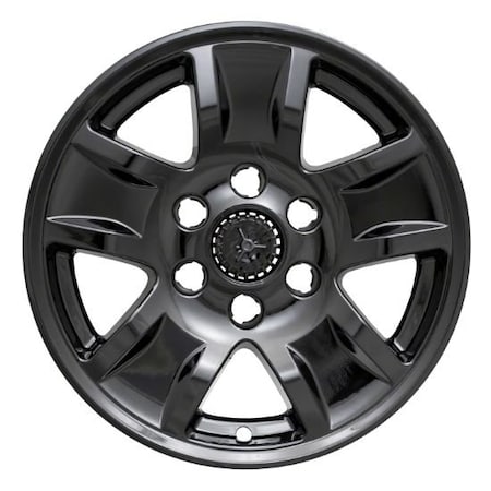 Coast2Coast 17", 5 Spoke, Gloss Black, Plastic, Set Of 4, Not Compatible With Steel Wheels IWCIMP390BLKN